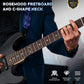 39in Solid Body Electric Guitar Kit for Beginner Black