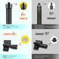 Microphone Floor Stand with Stand Phone Holder and 2 Microphone Clips