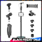 Height-Adjustable Metal Microphone Floor Stand