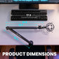 Adjustable Microphone Stand Boom Arm CMC0400