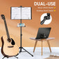 Two ways to use this music stand: floor-standing or tabletop.