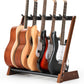 5-Guitar Foldable Wood Stand