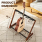 5-Guitar Foldable Wood Stand