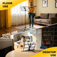 The music stand is suitable for use on both floors and tabletops.