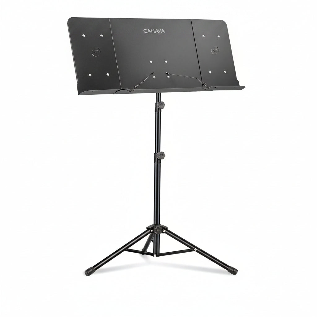 Dual-Use Sheet Music Stand with Extension Panels