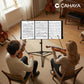 Dual-Use Sheet Music Stand with Extension Panels