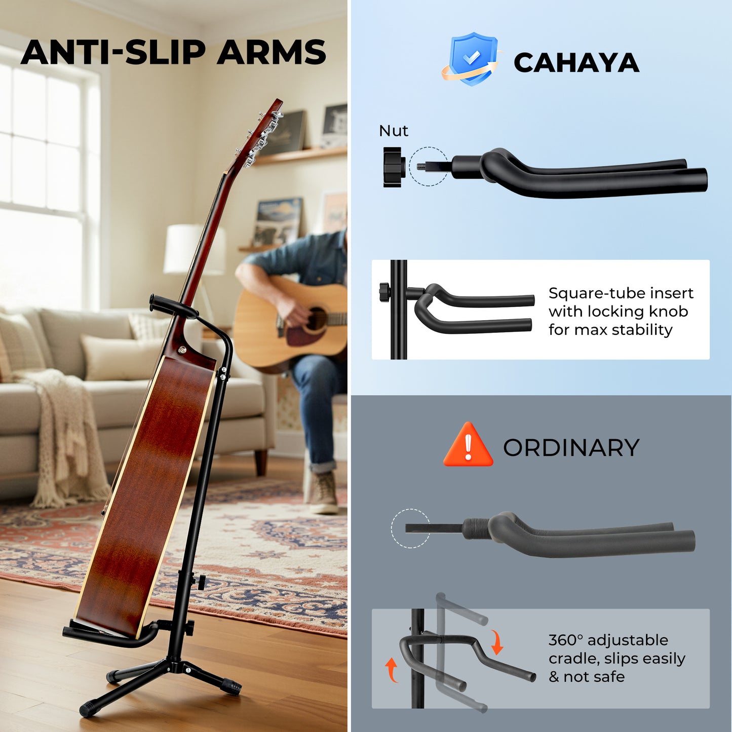 Adjustable Floor Guitar Stand CGS0041