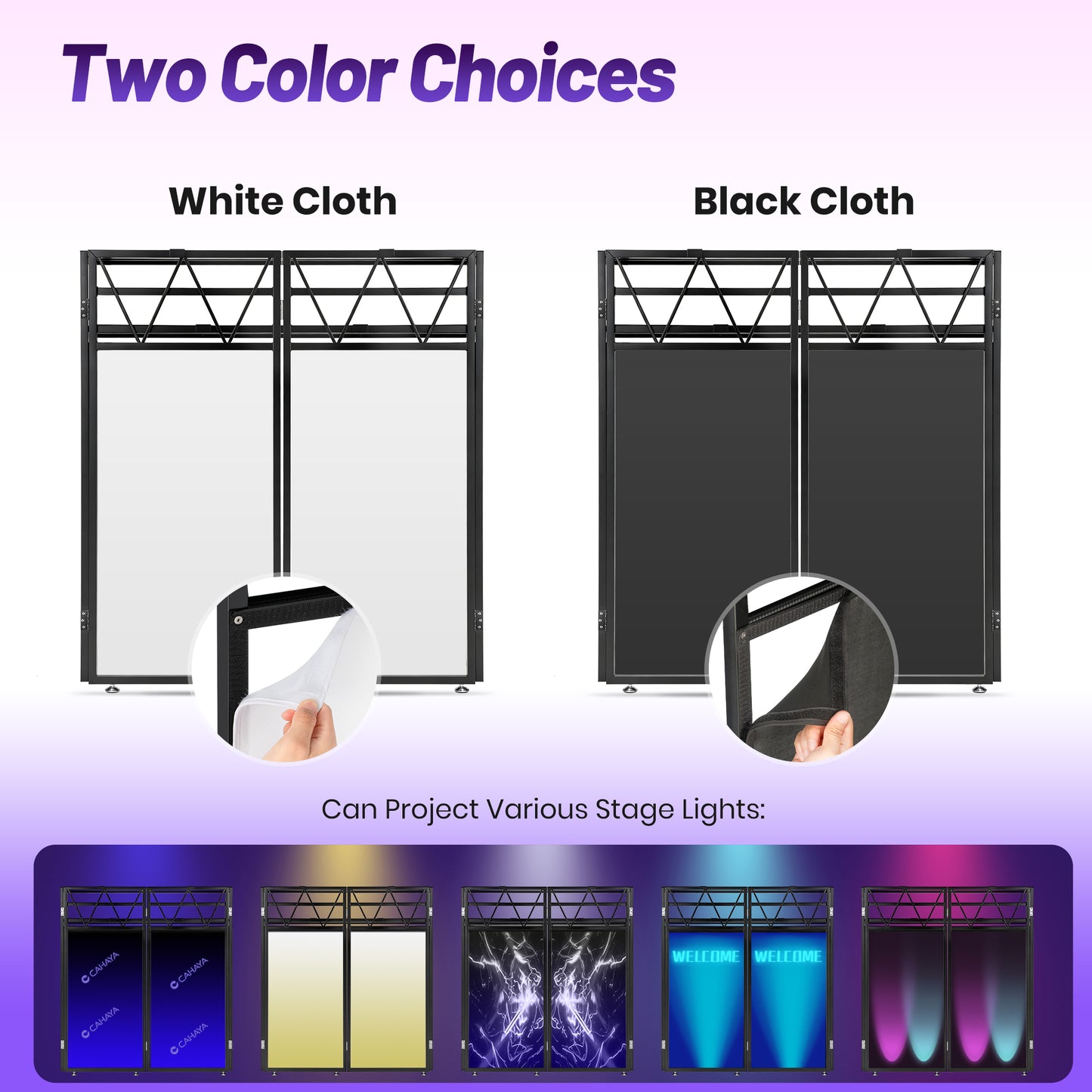 Double-Layer Portable DJ Stand