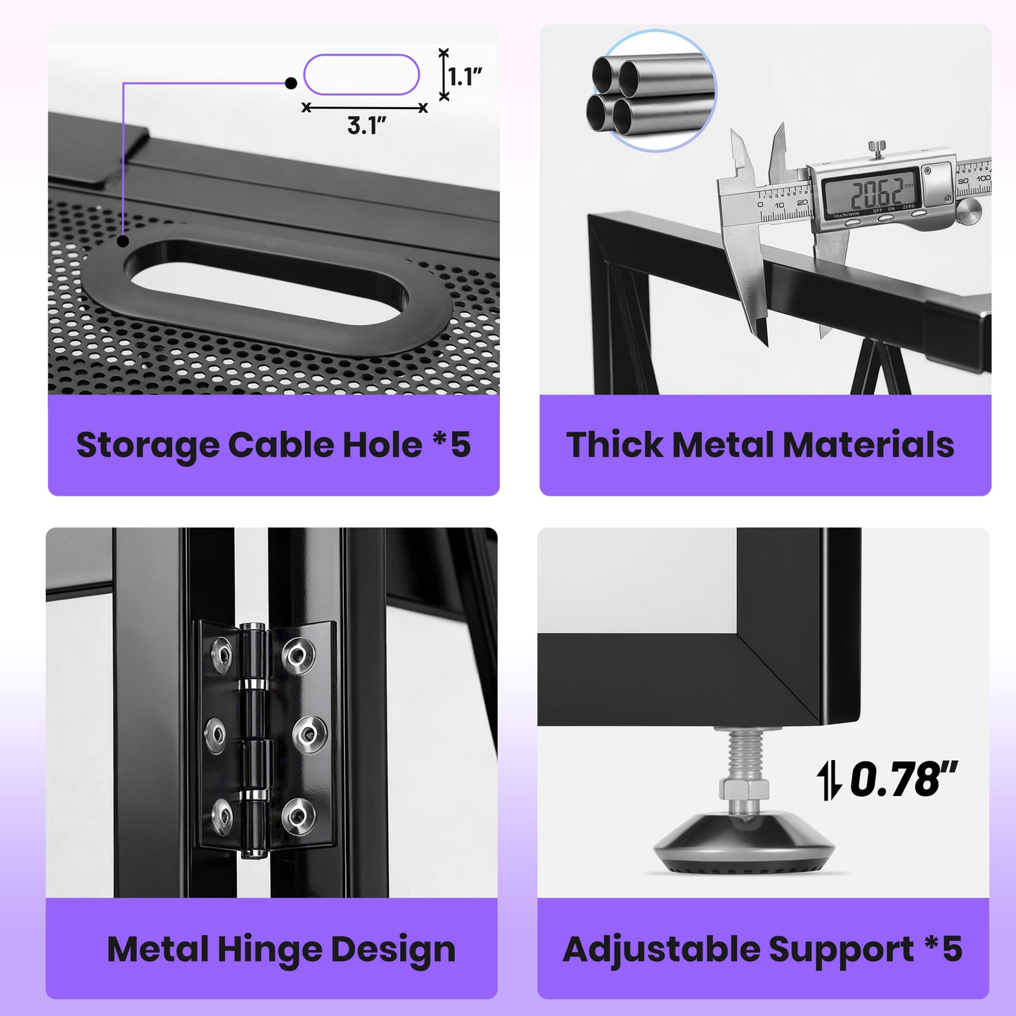 Double-Layer Portable DJ Stand