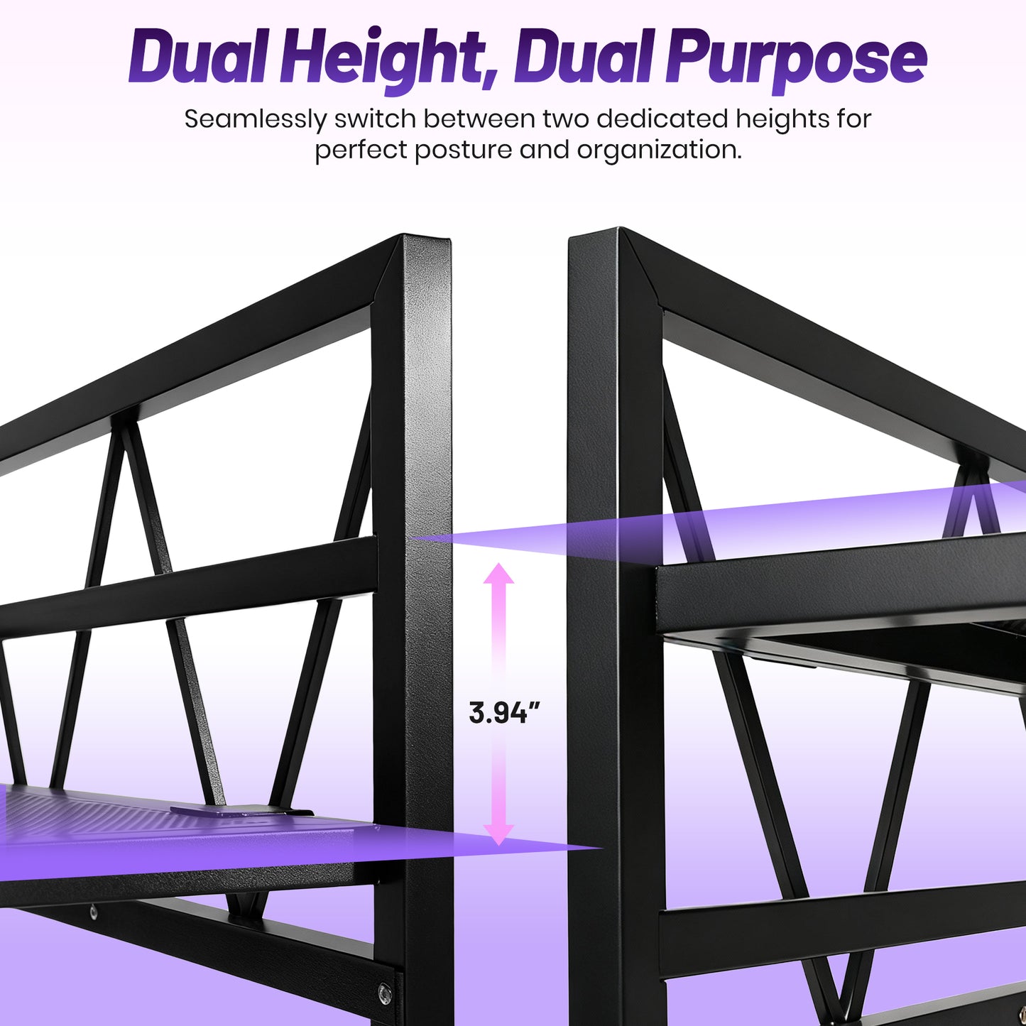 Double-Layer Portable DJ Stand