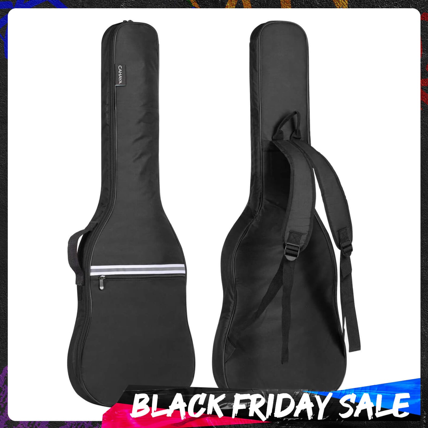 Reflective Bands Soft Guitar Bag CY0225