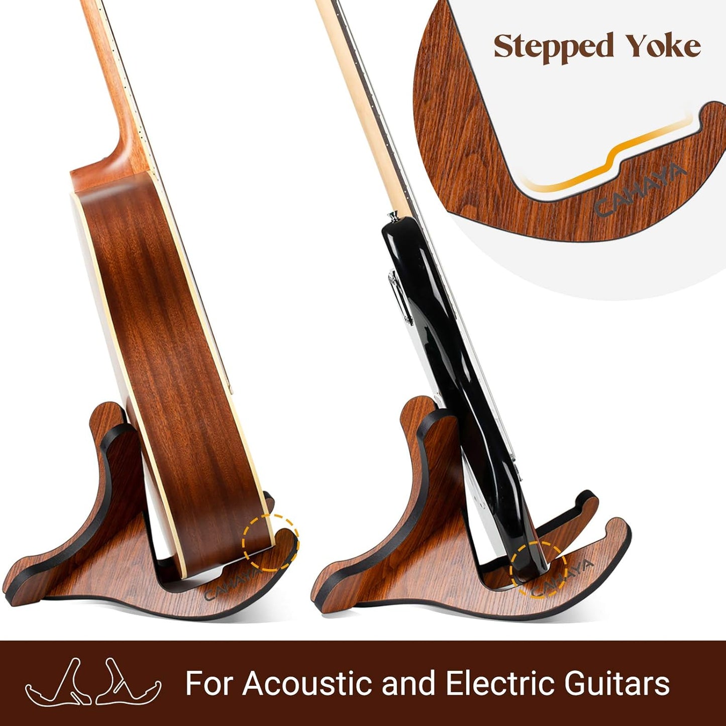 Universal Wooden Guitar Stand