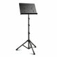 Music stand with accessories including a carrying case