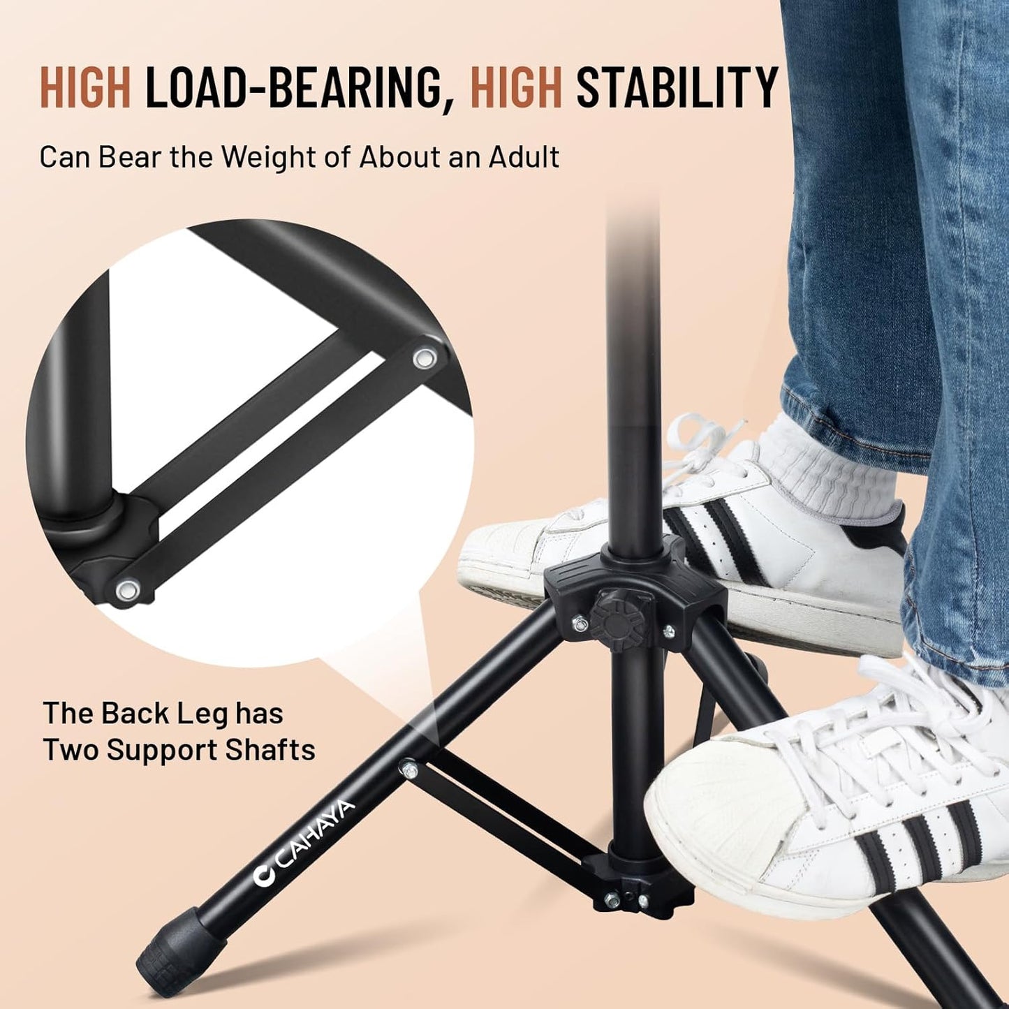 Foldable Drum Chair with Padded Drum Seat