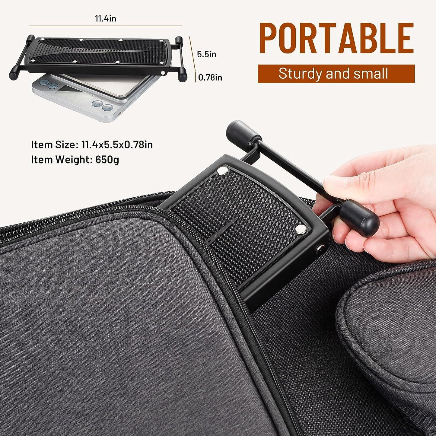 Foldable Guitar Foot Rest with 6 Position Height