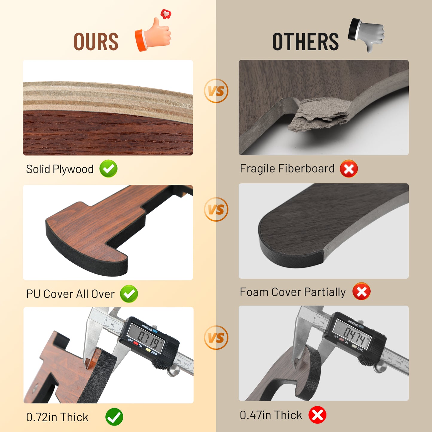 Portable A-Frame Wooden Guitar Stand