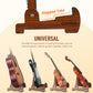 Portable A-Frame Wooden Guitar Stand