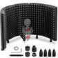 Foldable Microphone Isolation Shield