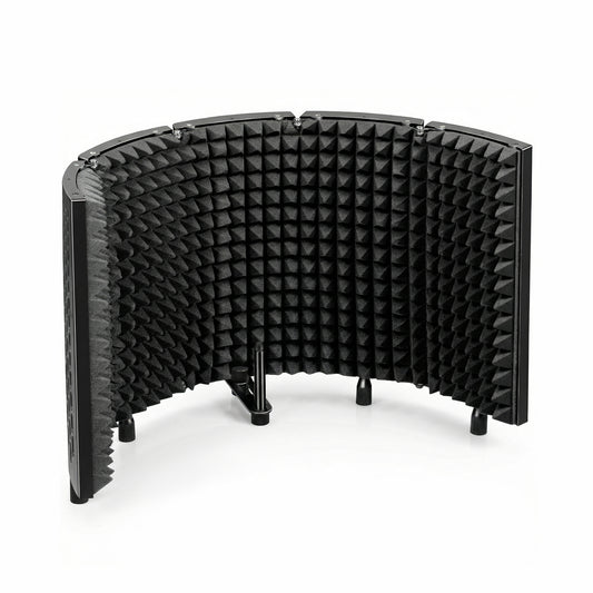 Foldable Microphone Isolation Shield