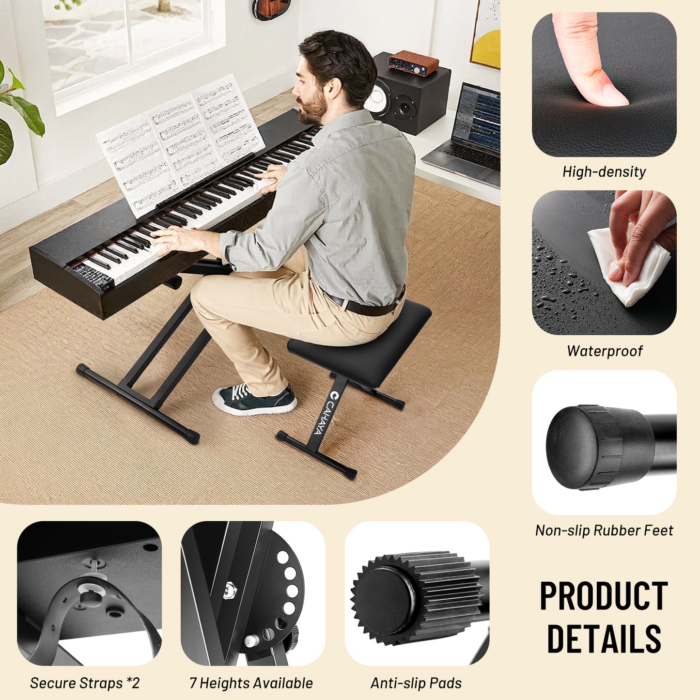 Keyboard Stand and Bench Set