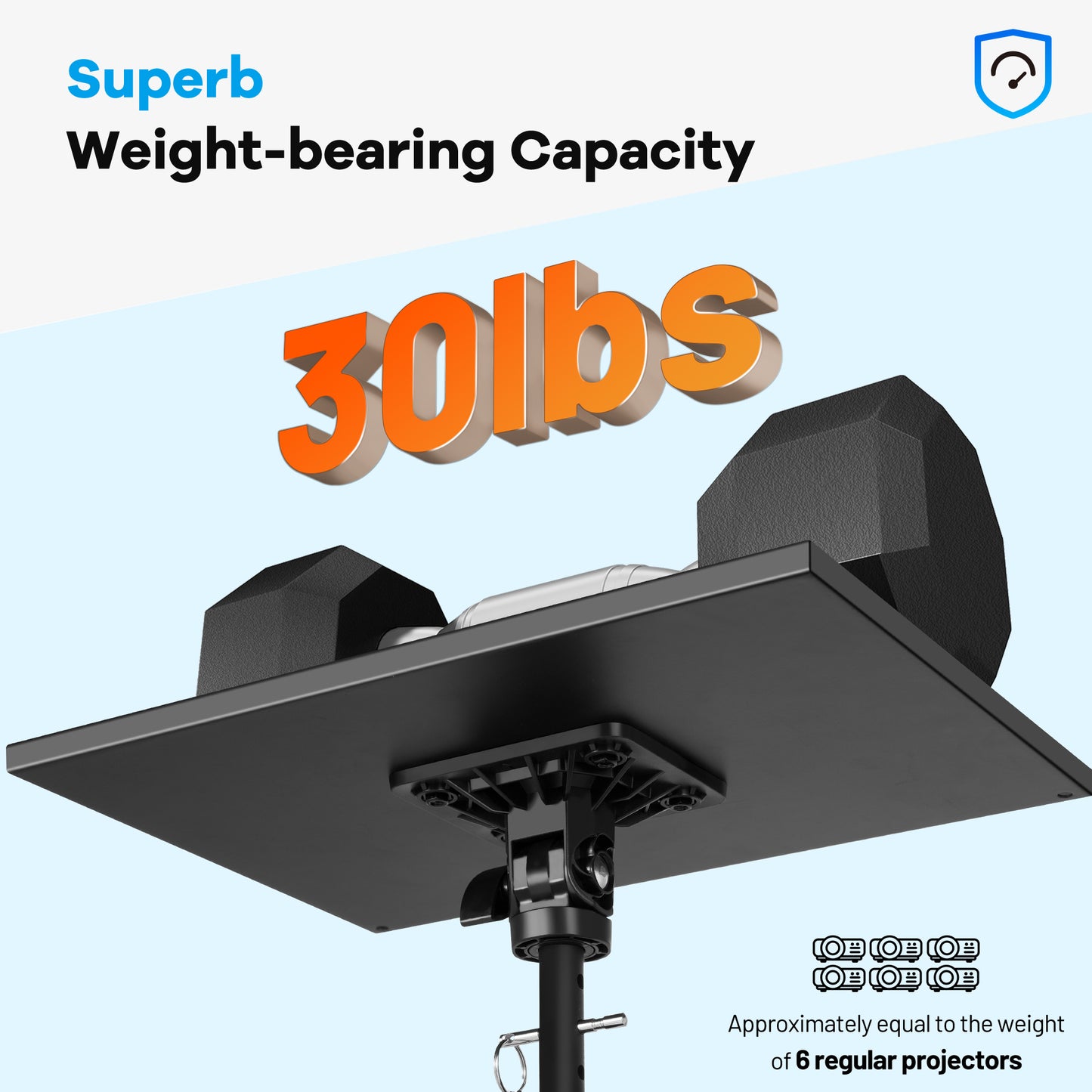 Rolling Projector & Laptop Stand