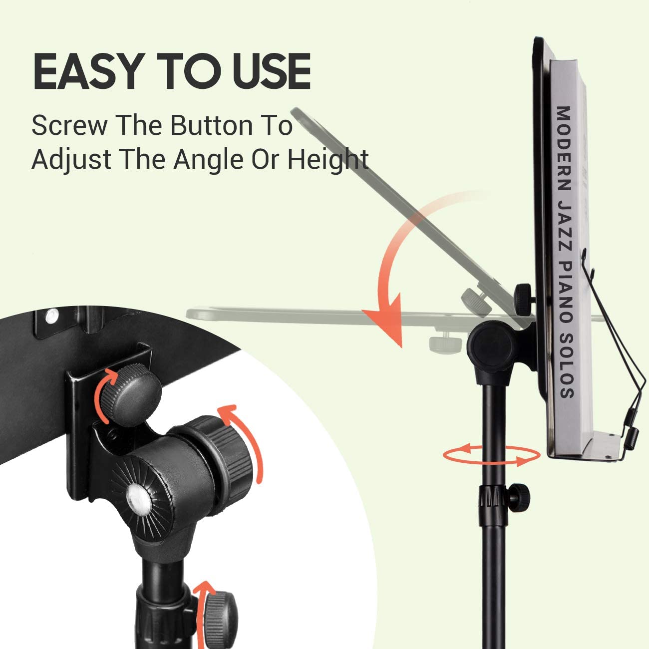adjustable height and angle