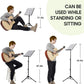 can be used while standing or sitting