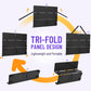 tri-fold panel design,lightweight and portable